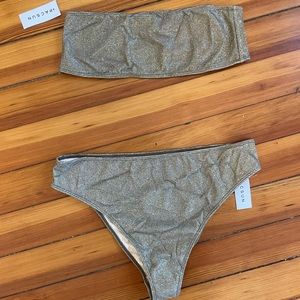 Gold Pacsun bikini bottoms
